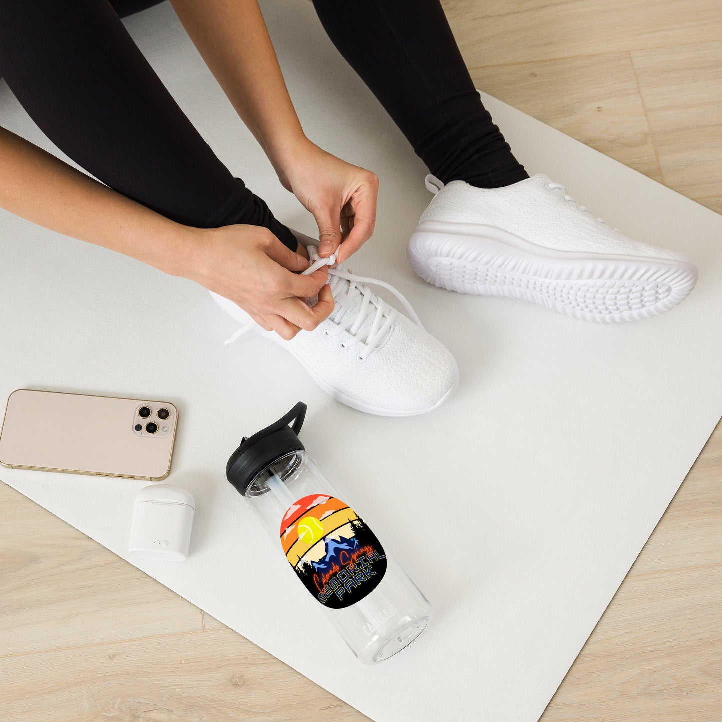 Memorial Park Sports water bottle