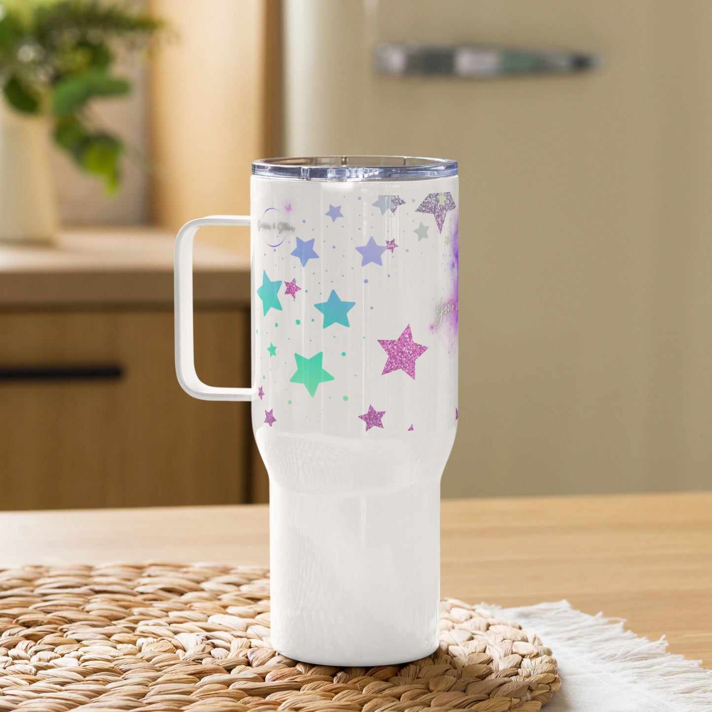 Your Voice Matters Travel Mug with Handle - Brew Empowerment On-the-Go