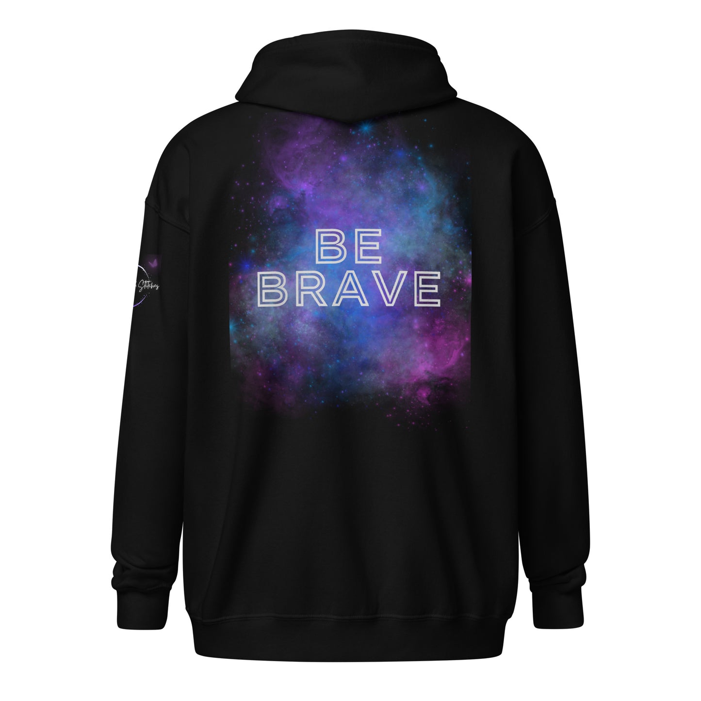 Bold Utterance Unisex Heavy Blend Zip Hoodie - Speak Truth, Be Brave