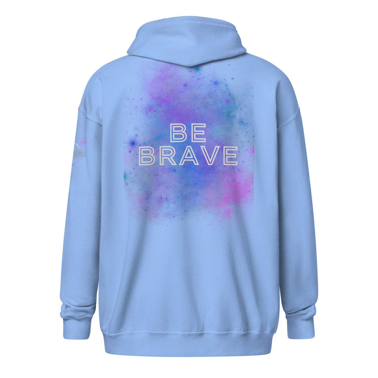 Bold Utterance Unisex Heavy Blend Zip Hoodie - Speak Truth, Be Brave