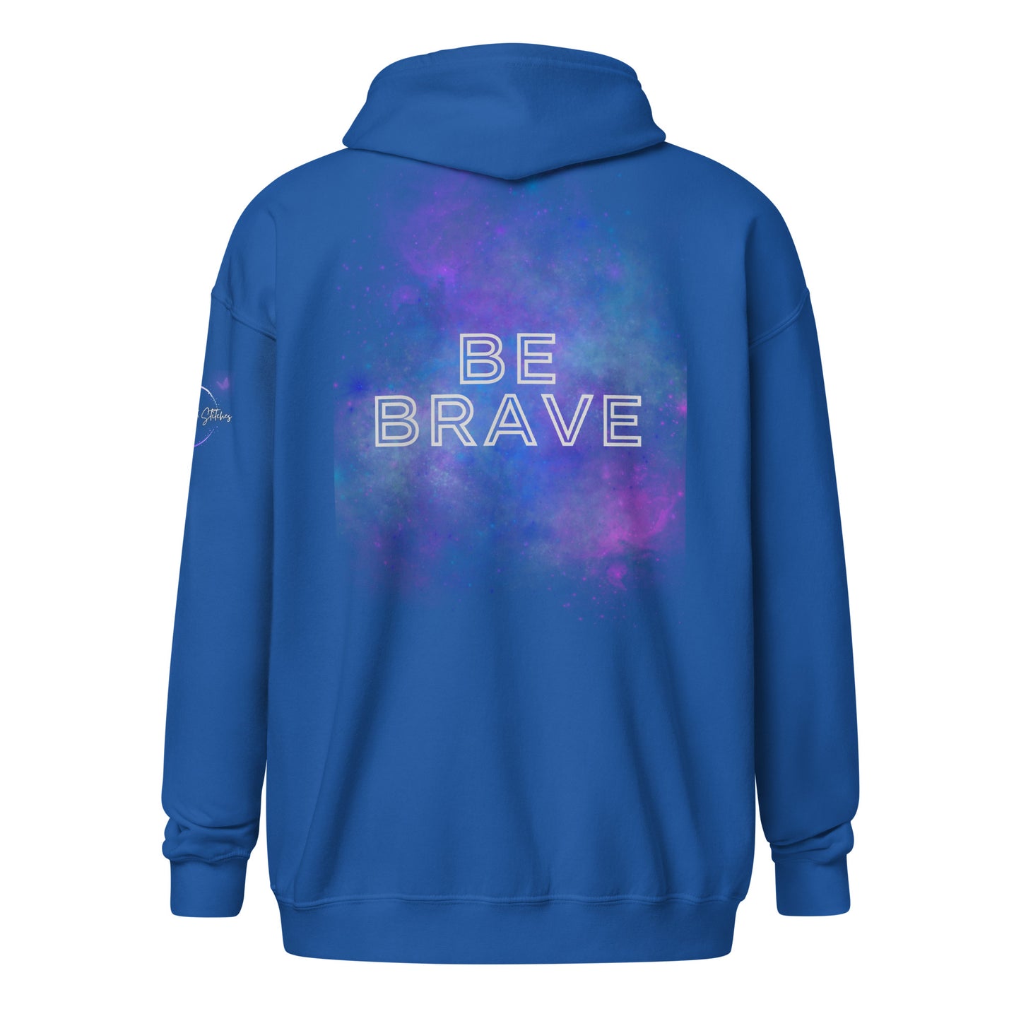 Bold Utterance Unisex Heavy Blend Zip Hoodie - Speak Truth, Be Brave