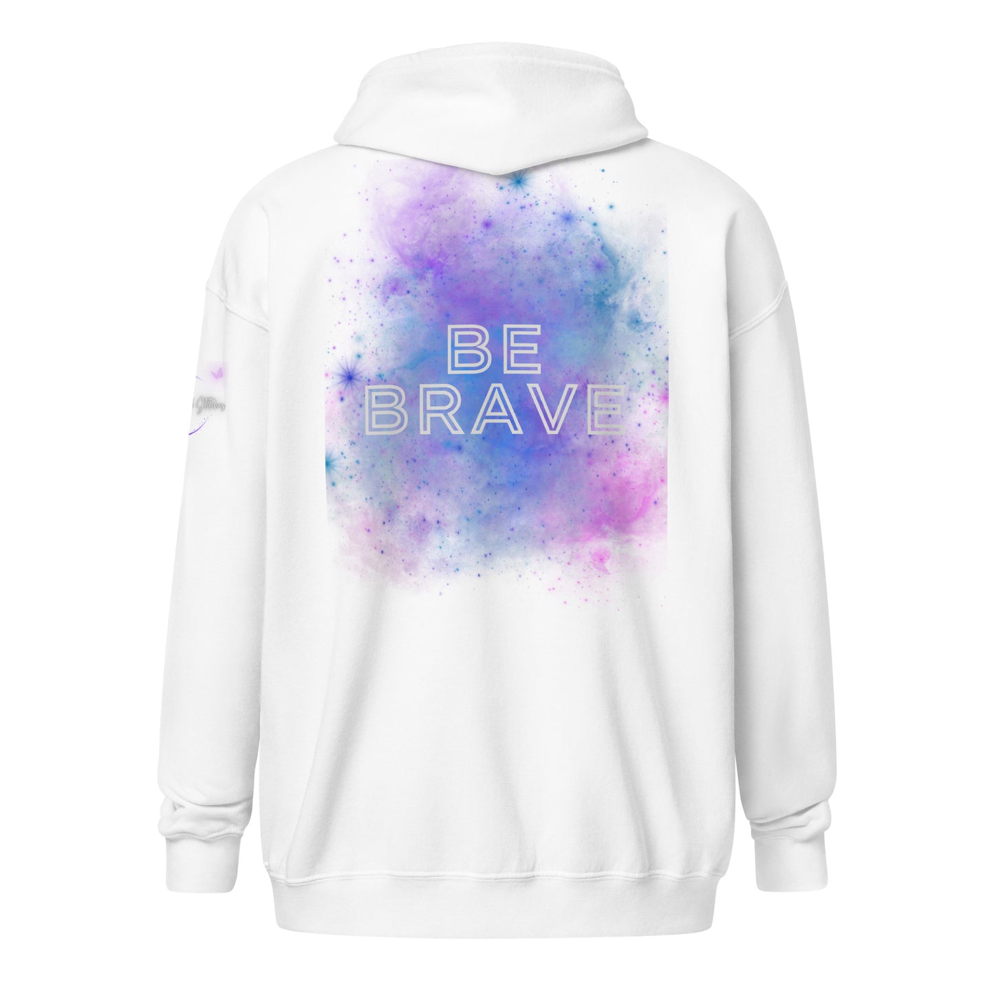 Bold Utterance Unisex Heavy Blend Zip Hoodie - Speak Truth, Be Brave