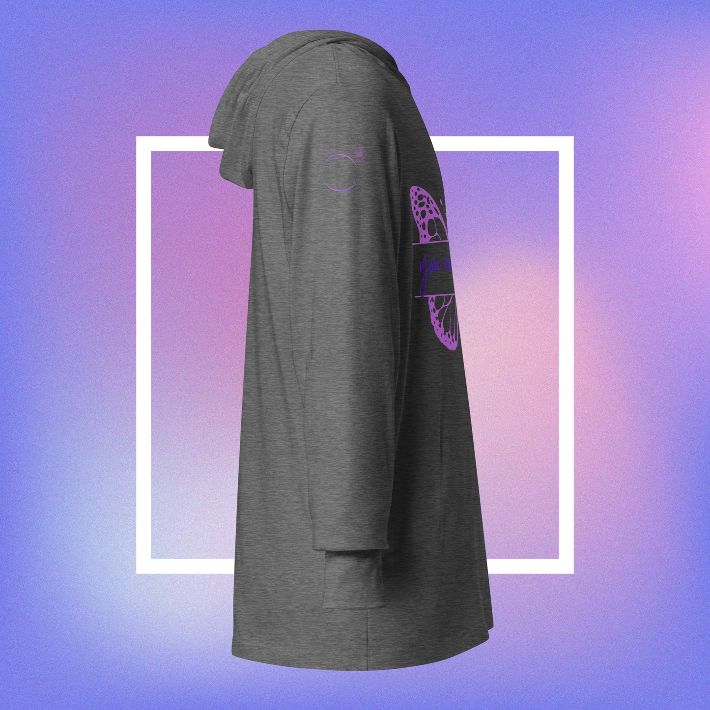 Powerful Presence Hooded Long Sleeve Unisex Tee - You Are Powerful