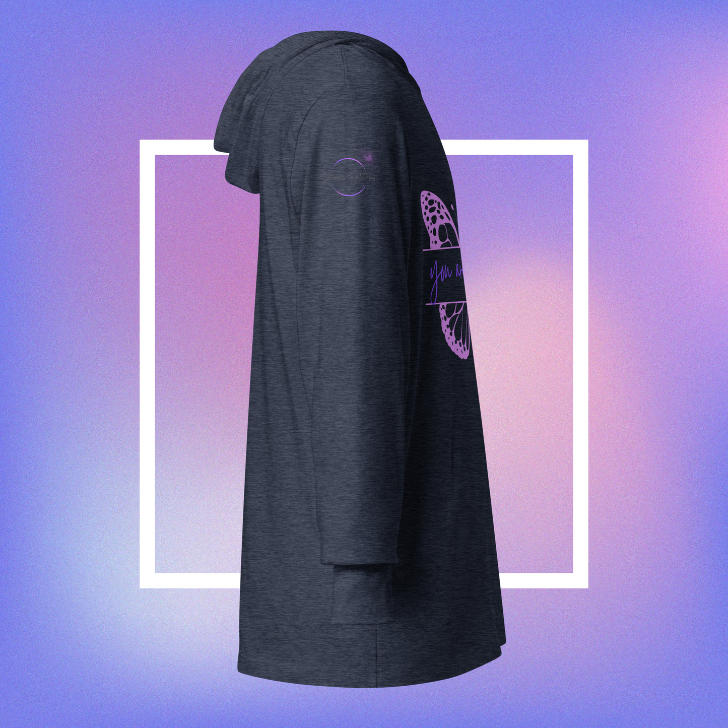 Powerful Presence Hooded Long Sleeve Unisex Tee - You Are Powerful