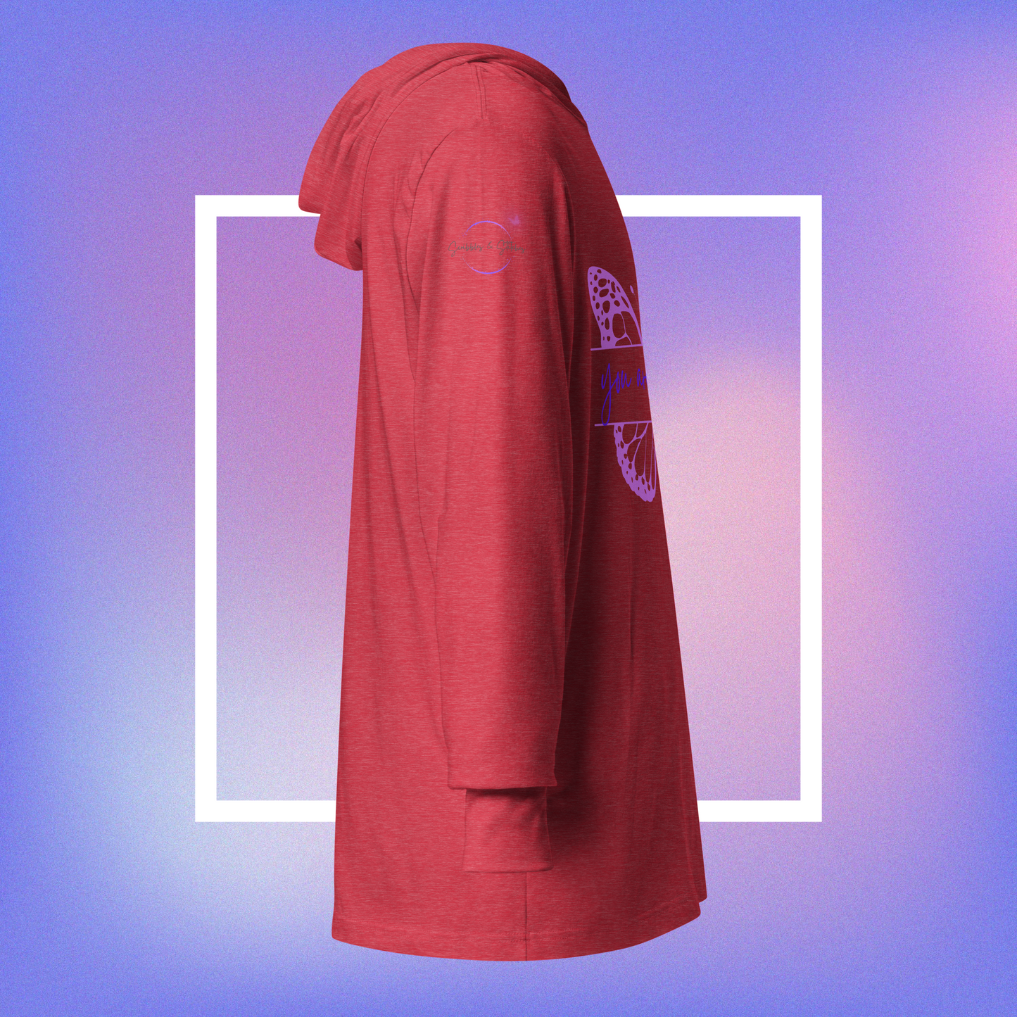 Powerful Presence Hooded Long Sleeve Unisex Tee - You Are Powerful