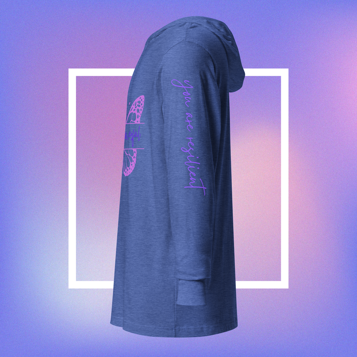 Powerful Presence Hooded Long Sleeve Unisex Tee - You Are Powerful