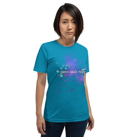 Empowerment Emblem Unisex T-Shirt - Your Voice Matters