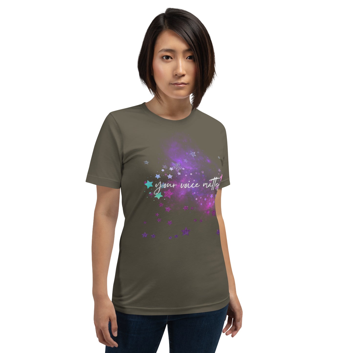 Empowerment Emblem Unisex T-Shirt - Your Voice Matters