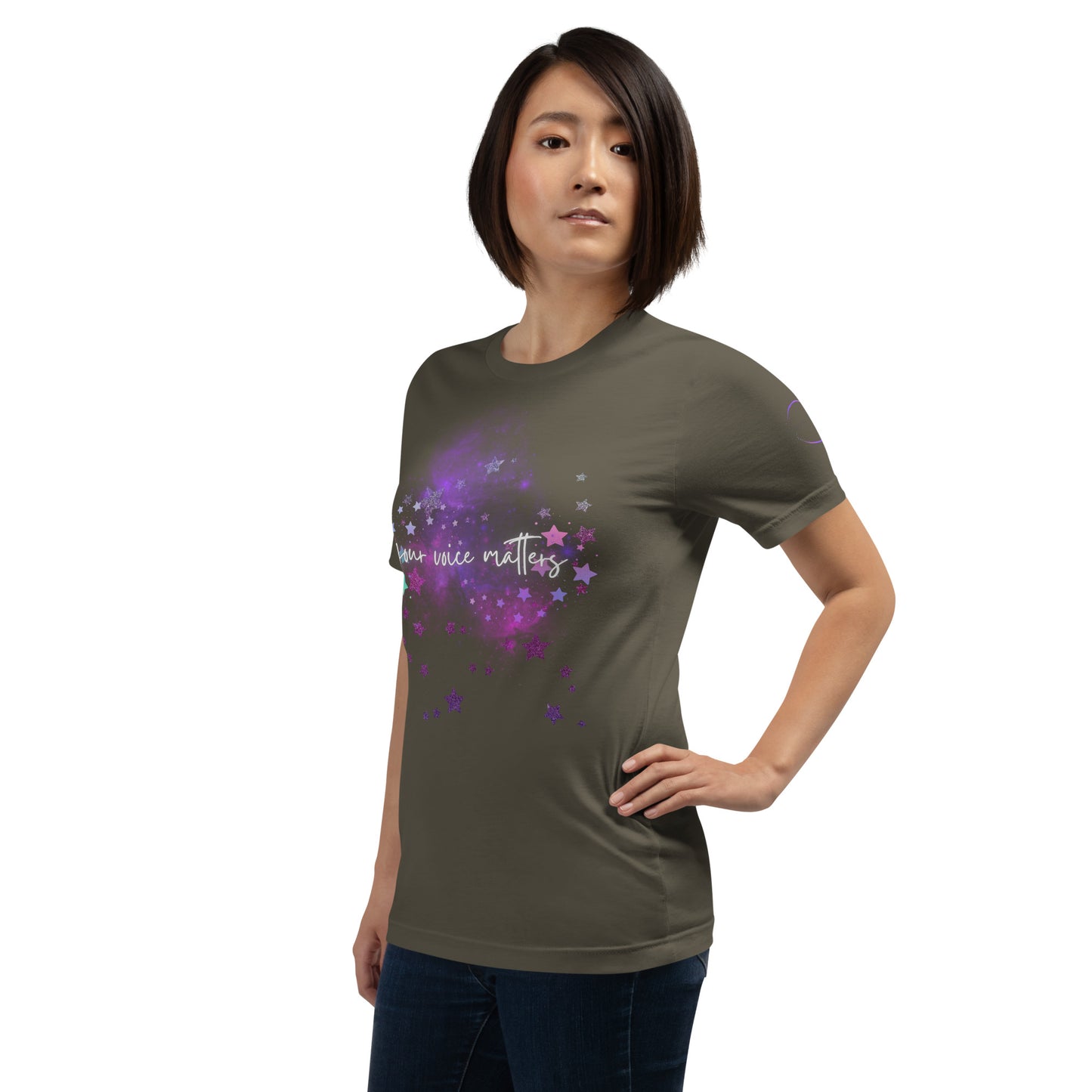 Empowerment Emblem Unisex T-Shirt - Your Voice Matters
