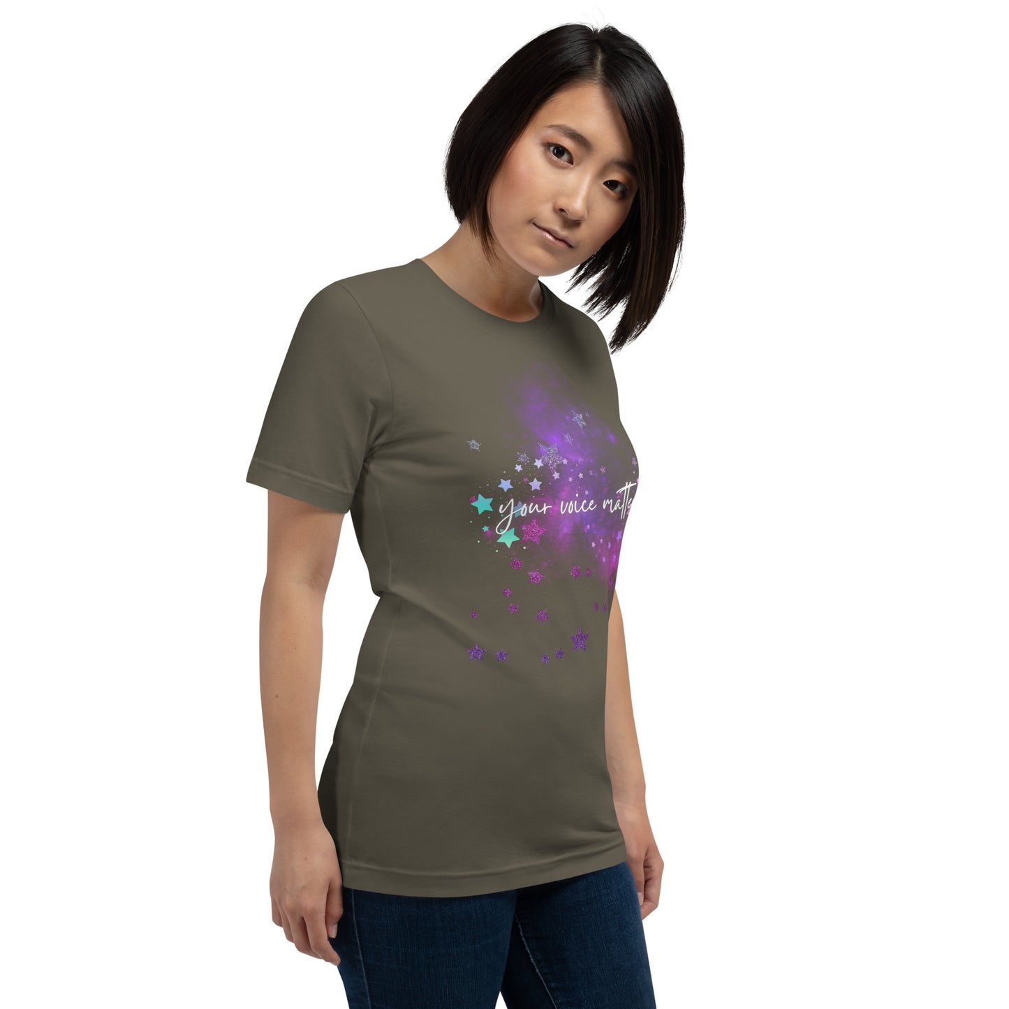 Empowerment Emblem Unisex T-Shirt - Your Voice Matters