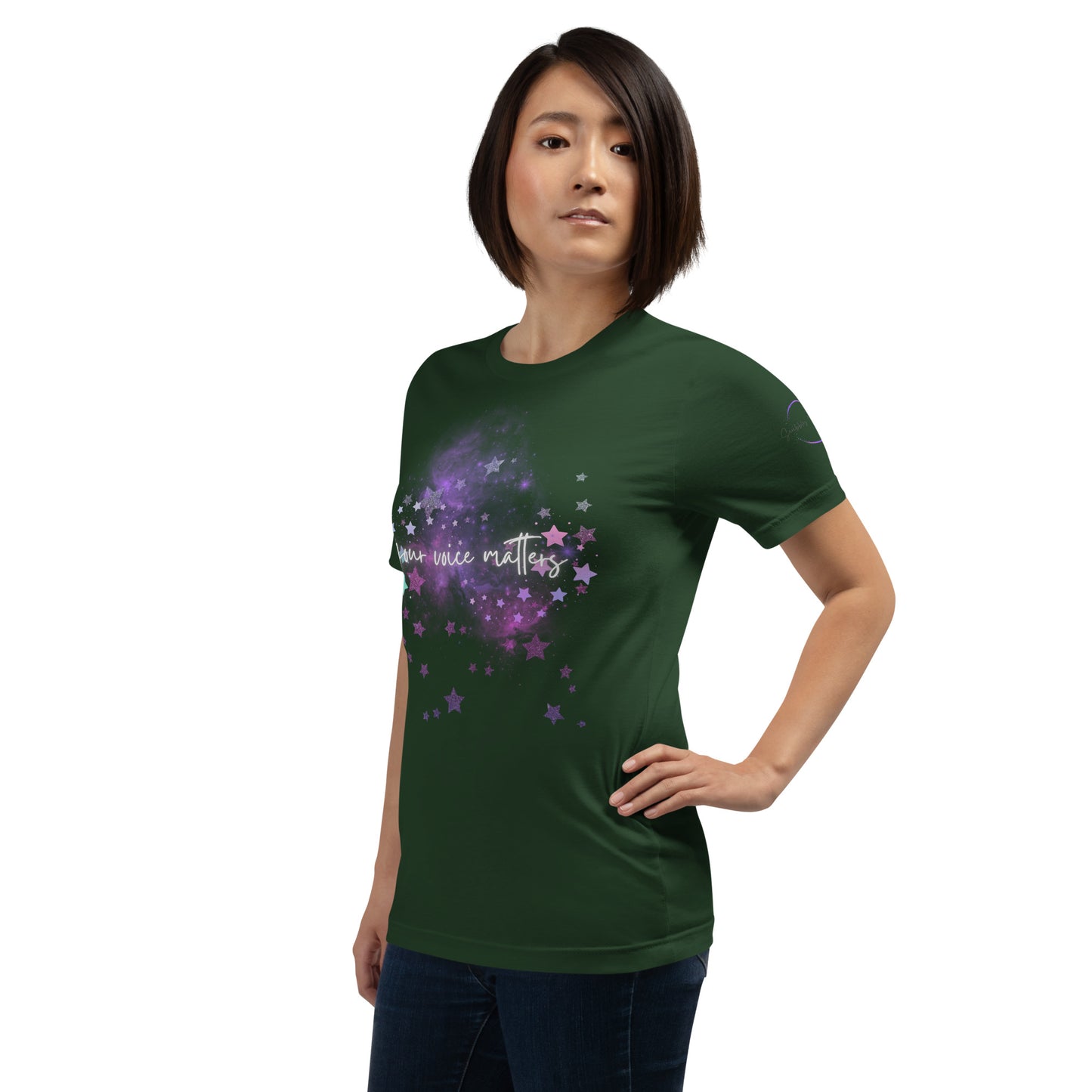 Empowerment Emblem Unisex T-Shirt - Your Voice Matters