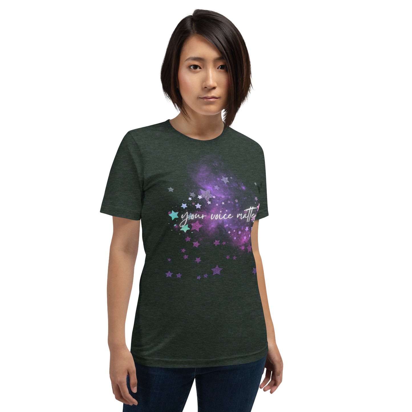 Empowerment Emblem Unisex T-Shirt - Your Voice Matters