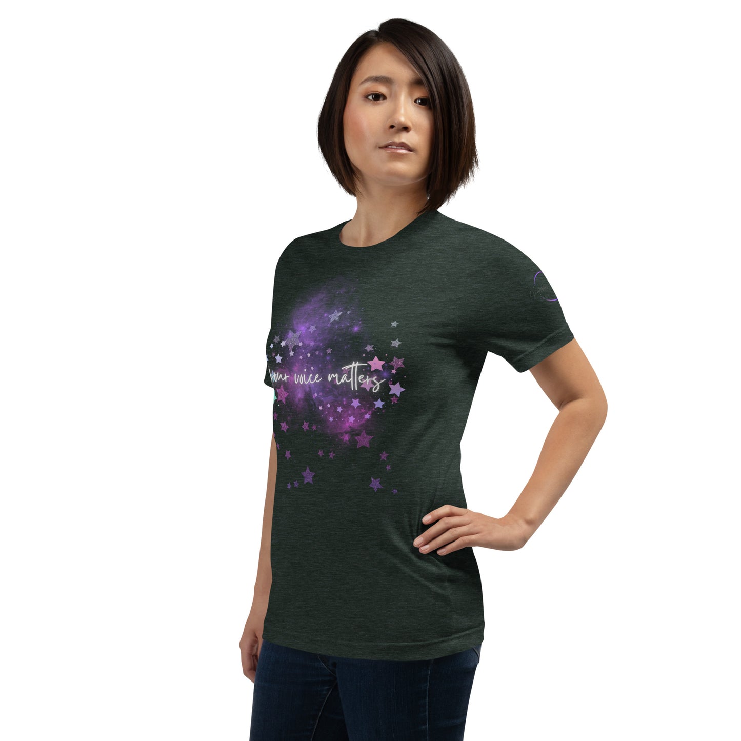 Empowerment Emblem Unisex T-Shirt - Your Voice Matters