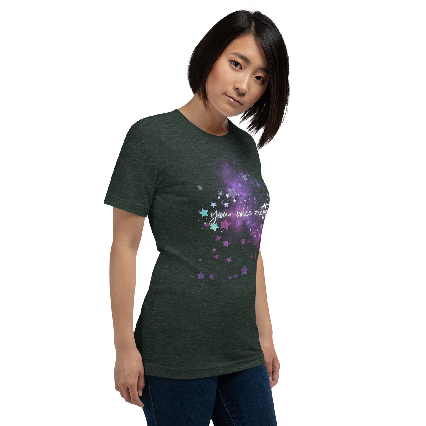 Empowerment Emblem Unisex T-Shirt - Your Voice Matters