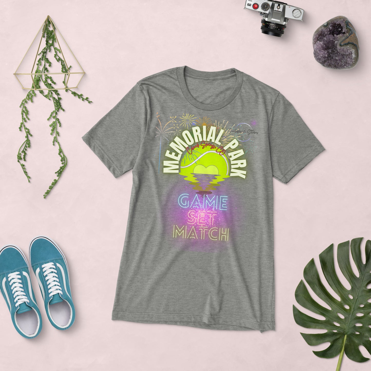 Fireworks Memorial Park Short sleeve t-shirt