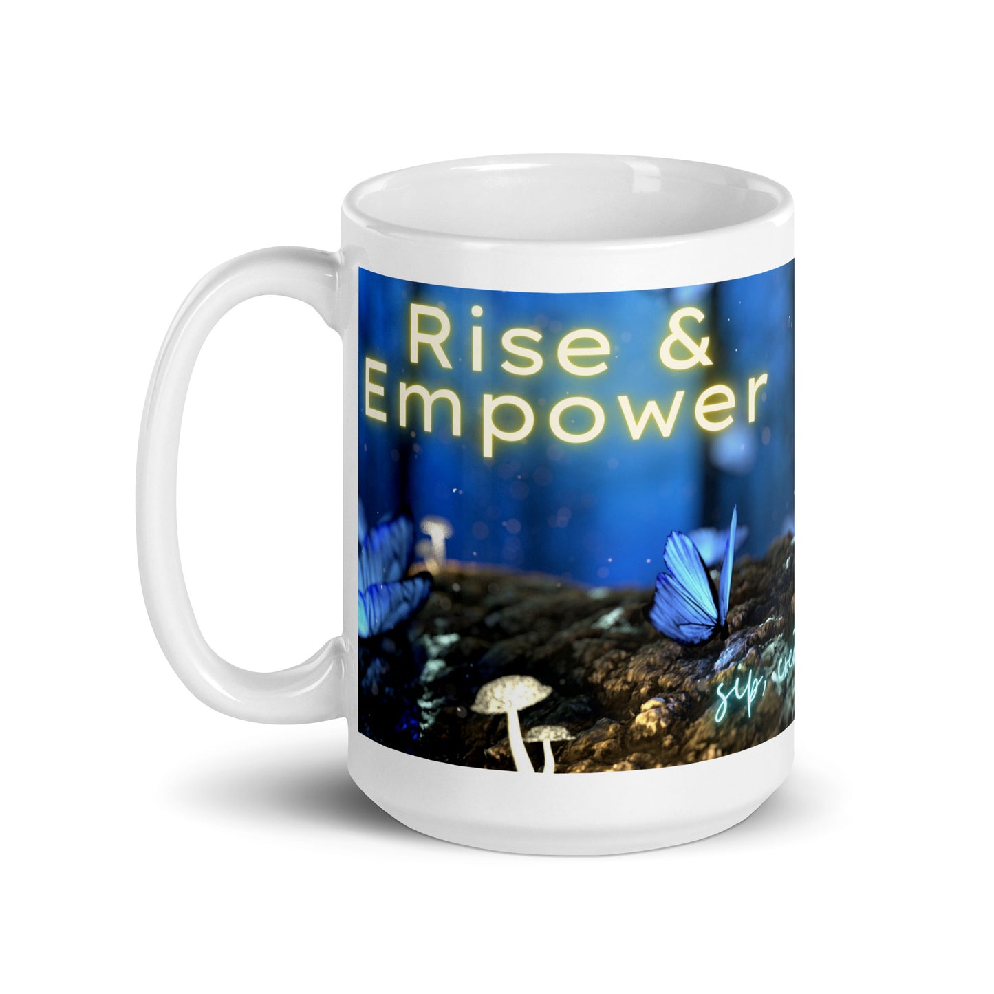 Empowerment Elixir Ceramic Mug: Rise & Inspire