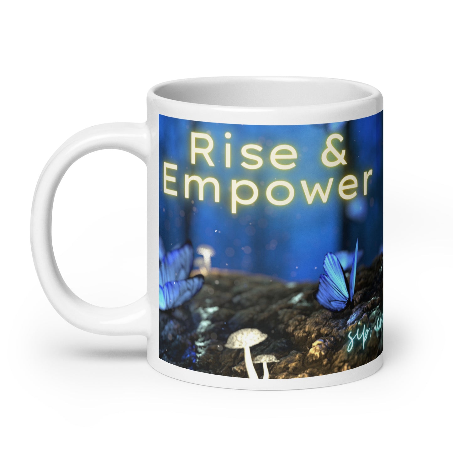 Empowerment Elixir Ceramic Mug: Rise & Inspire