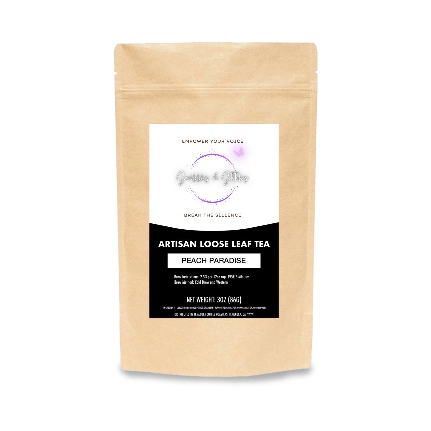 Peach Paradise Serenity Tea - A Fruity Symphony of Tranquility