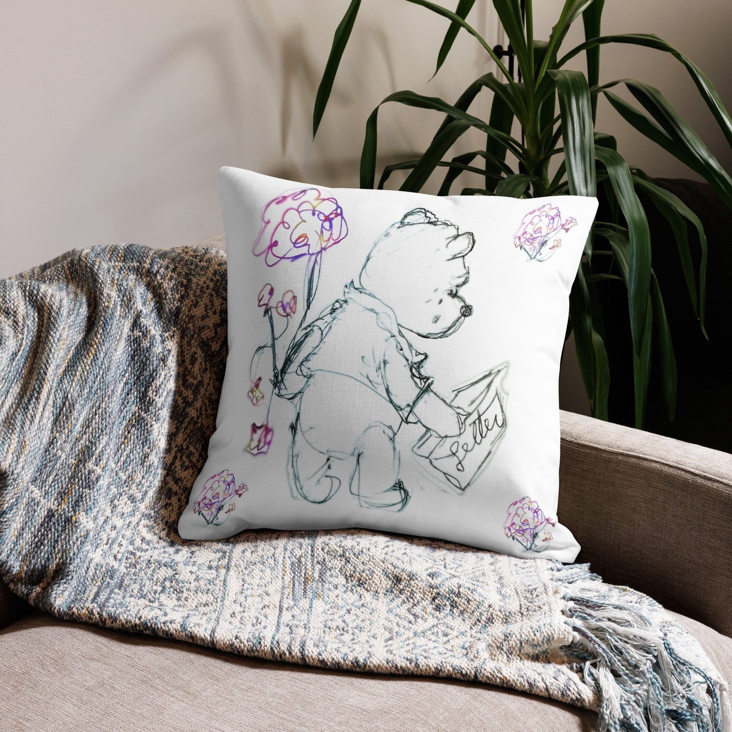 Grandma's Whimsy Winnie the Pooh Keepsake Premium Pillow