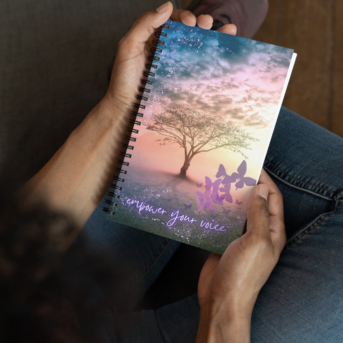 "Empower Your Voice" Custom Wire-Bound Notebook