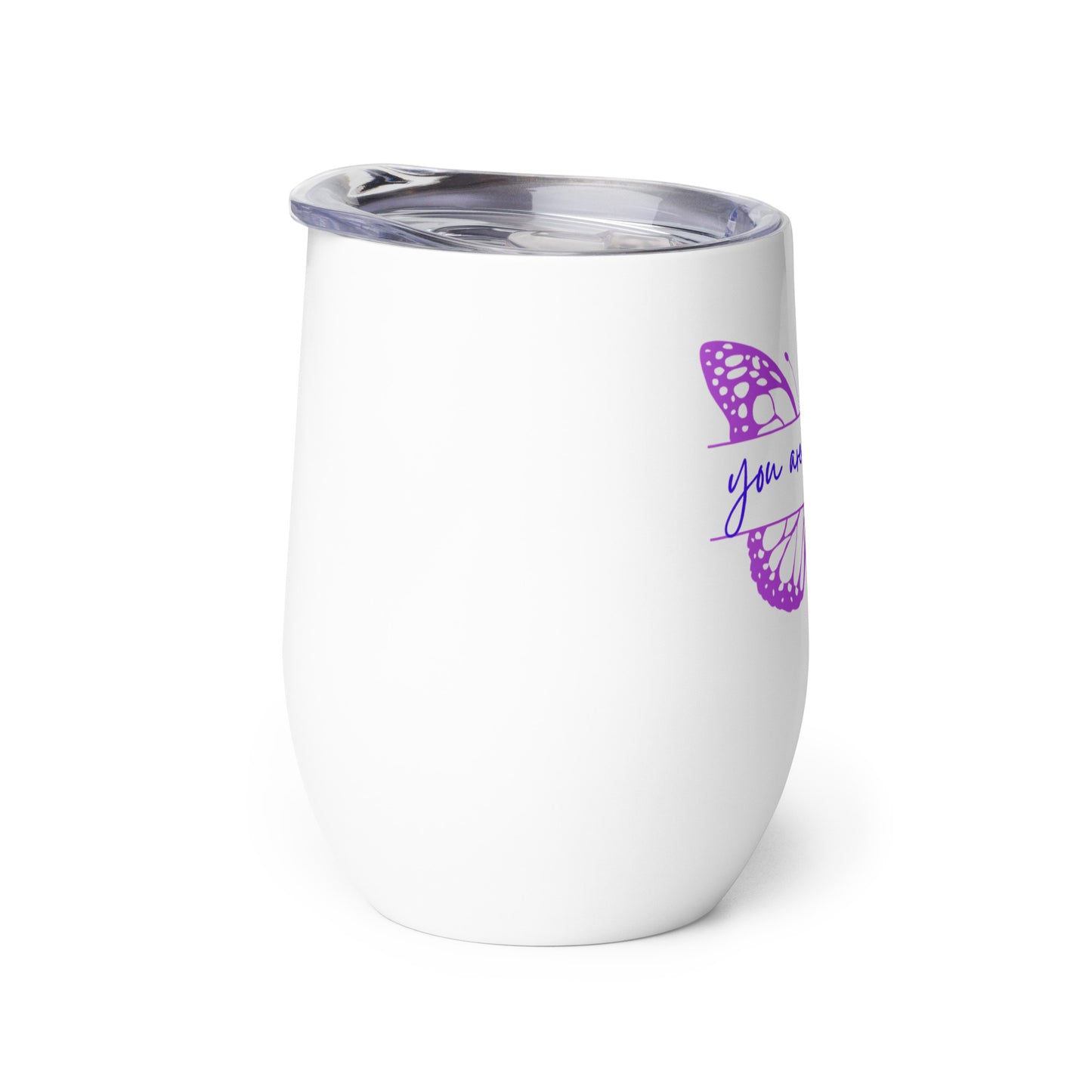 Resilience Radiance Wine Tumbler - You Are Powerful & Resilient